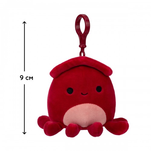 Мягкая игрушка на клипсе Squishmallows – Кальмар Альтман (Squishmallows)