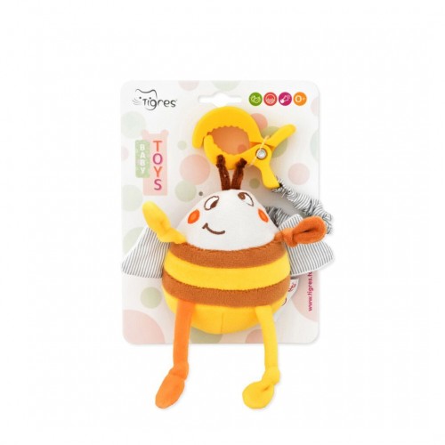 Погремушка "Веселые малыши: Пчелка" (TIGRES)
