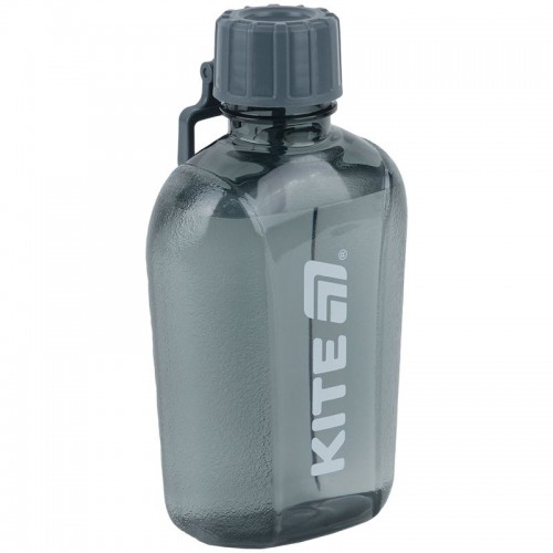 Бутылка для воды, 650 мл, серая (Kite)