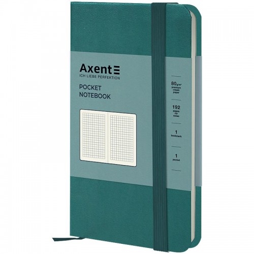 Книга записная Partner, 90*150, 96 л., кл., лазурная (Axent)