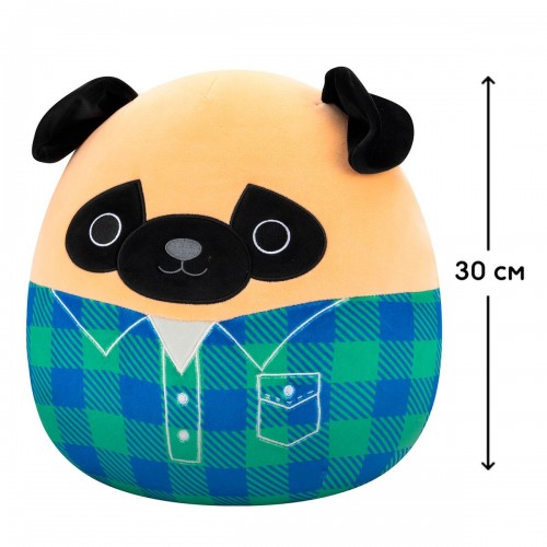 Мягкая игрушка Squishmallows – Мопс Принц (30 cm) (Squishmallows)
