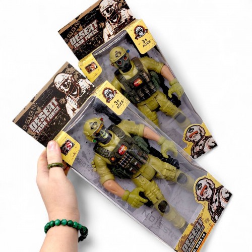 Игровая фигурка "Солдат. DESERT TASK FORCE", 28 см, ХАКИ (ВИД 1) (RS)