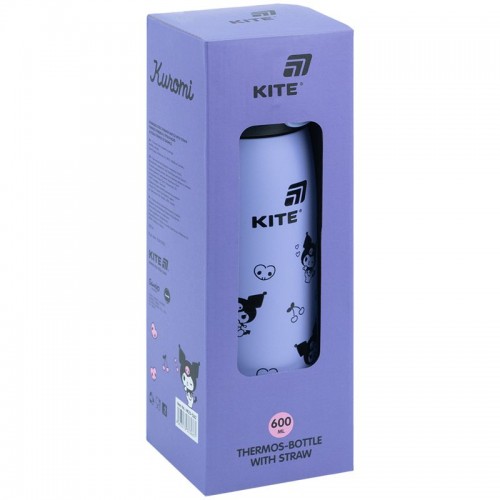 Термос з трубочкою 600мл, HK (Kite)
