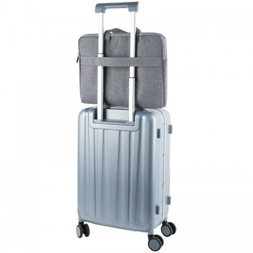 Текстильная сумка для документов, A4, 1 отделение, светло-серая (Axent)