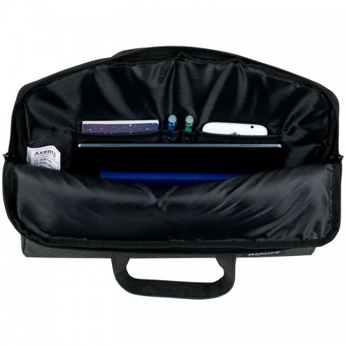 Текстильная сумка для документов, A4, 1 отделение, тёмно-серая (Axent)