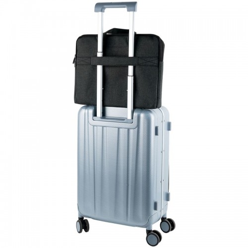 Текстильная сумка для документов, A4, 1 отделение, тёмно-серая (Axent)