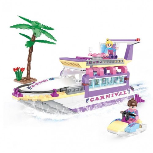 Конструктор "Дівчатка" (318 елм.) Круїзний лайнер / COGO (COGO)