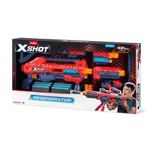 Набір швидкострільних бластерів "X-Shot. Excel Regenerator" (48 патронів) (ZURU)