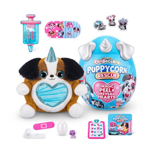 Мягкая игрушка-сюрприз Rainbocorns-B (серия Puppycorn Rescue) (Rainbocorns)