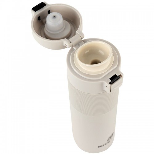 Термос с термодатчиком 450 мл, бежевый (Kite)