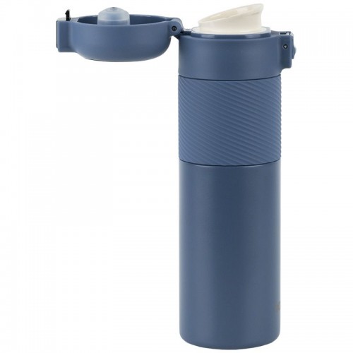 Термос з термодатчиком 450 мл, синій (Kite)