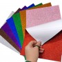 Набір кольорового паперу з глітером (21х29,7см), 8 аркушів (Art studio of Happiness)