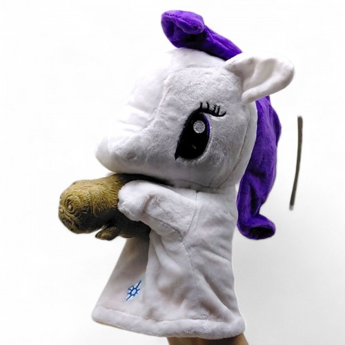 М'яка іграшка-рукавичка "Поні" (рожева) (Kinder Toys)