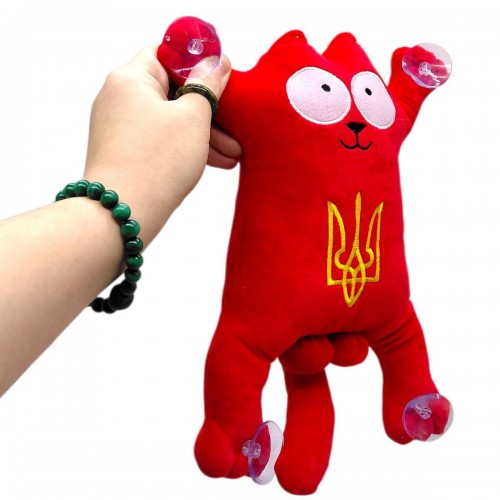 Мʼяка іграшка "Кіт Саймон" (28см) (ЗЕЛЕНИЙ) (Копиця)