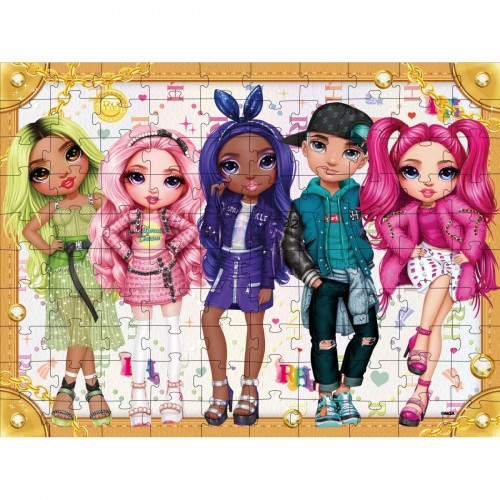 Пазли Rainbow High Shine, 100 елементів (Ідейка)