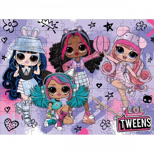 Пазли L.O.L. Surprise! Tweens Skate Dance, 100 елементівм (Ідейка)