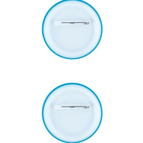 Значки світловідбиваючі, набір, блакитні (Kite)