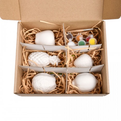 Набір для творчості "Гіпсові розмальовки: розфарбуй фрукти" (Strateg)