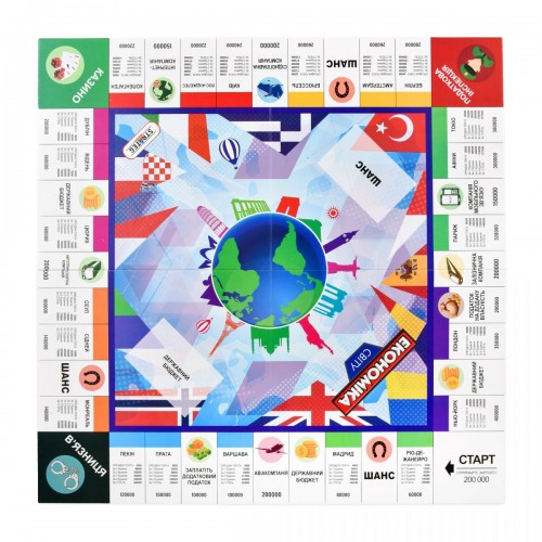 Настільна гра "Економіка світу" (укр) (Strateg)