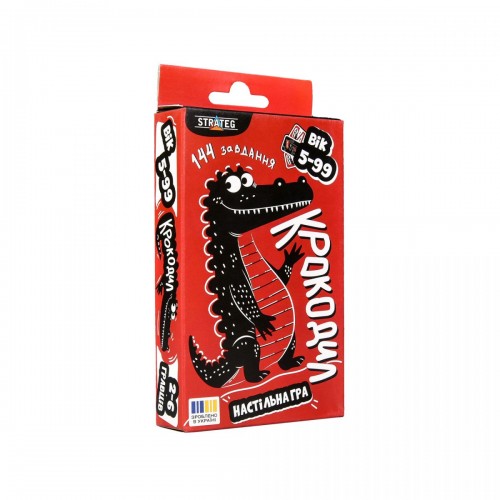 Настільна гра "Крокодил" українською мовою (Strateg)