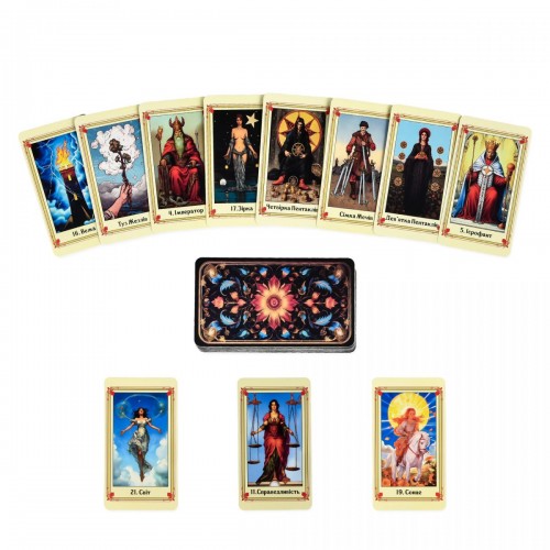 Карти для ворожіння "Таро" 78 шт (Strateg)