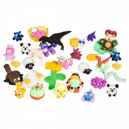 Набір для творчості (повітряний пластилін) "UʼDO Clay 20 шт." брикет 10г (Strateg)