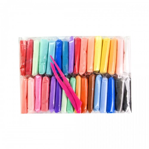 Набір для творчості (повітряний пластилін) "UʼDO Clay" 32 шт, брикет 6 г (укр) (Strateg)