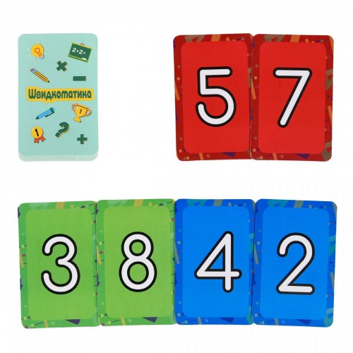 Настільна гра "Швидкоматика" укр (Strateg)