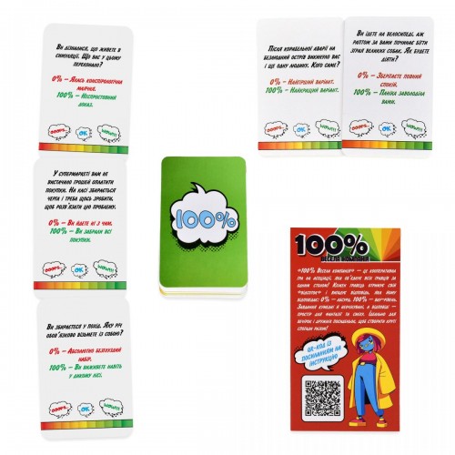 Настільна гра "100% Весела компанія" (укр) (Strateg)