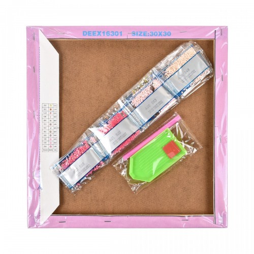 Алмазна мозаїка "Вірний пес" 30х30 см (Strateg)