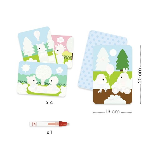 Художній комплект для малювання водою DJECO В парку (Djeco)