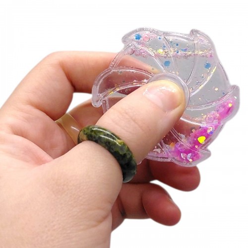 Спинер антистресс с глитером (MiC)