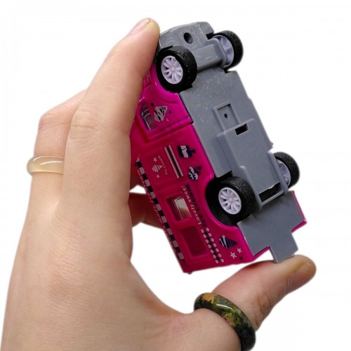 МАШИНА АВТОПРОМ (металлическая кабина) ФУРГОН С МОРОЖЕНЫМ (Розовый) (Автопром)