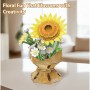 Трехмерная головоломка-конструктор из серии Букет цветов "Подсолнух" (Cubic Fun)