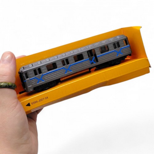 Вагон метро металлический "АВТОПРОМ" (СЕРЫЙ) (Автопром)