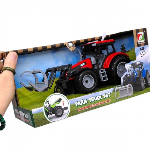 Машинка пластикова "Трактор" ЧЕРВОНИЙ (Huanzhi Toys)