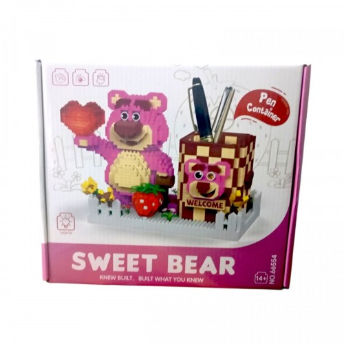 Конструктор "Подставка для ручек", подсветка, мелкие детали, в коробке (MiC)