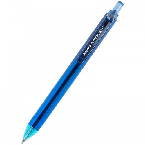 Ручка гелева автоматична Starlight, синя (Axent)