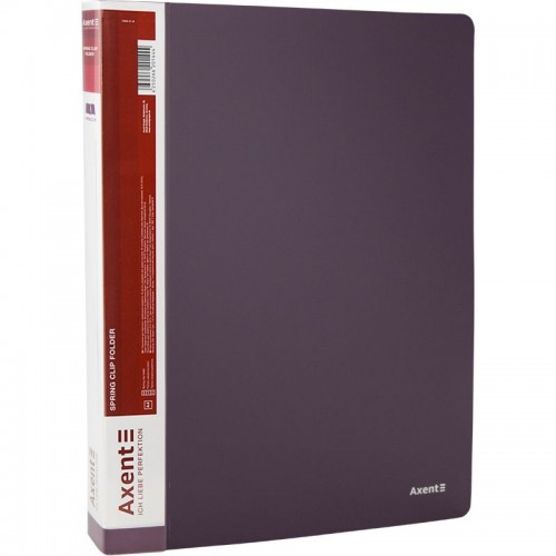 Папка-швидкозшивач А4, сливова (Axent)