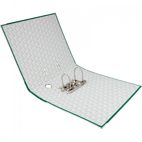 Папка-реєстратор одностор. PP 7,5 cм, зібрана, зел (Axent)