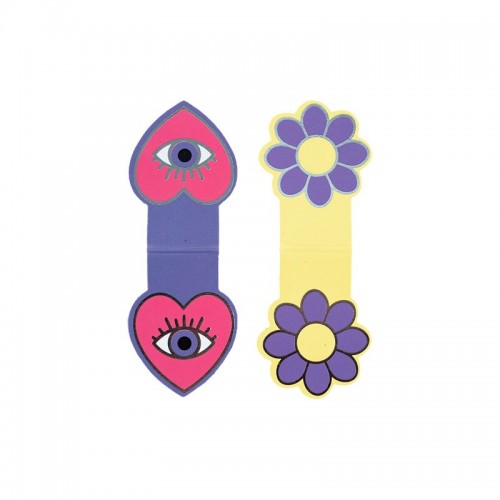 Набір магнітних закладок з фігурними скріпками Letter (Kite)