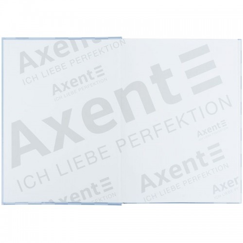 Книга записна А4-, 203*273 мм,96арк., кліт., Mosaic, сіра (Axent)