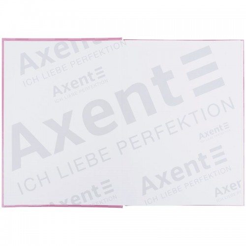 Книга записна А4-, 203*273 мм,96арк., кліт., Mosaic, рожева (Axent)