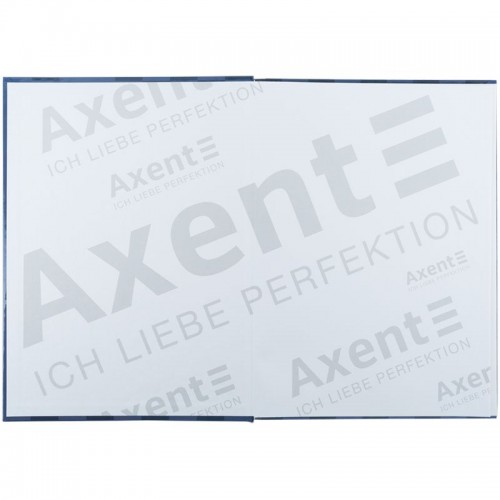 Книга записна А4-, 203*273 мм,96арк., кліт., Mosaic, синя (Axent)