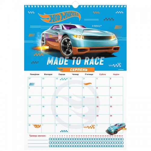 Календарь-планер настенный на 2026 р., HW26-440 (KITE канцелярія)