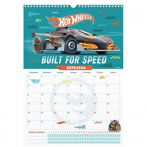 Календарь-планер настенный на 2026 р., HW26-440 (KITE канцелярія)