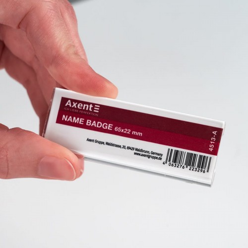 Бейдж акриловий на шпильці 4513 (65х22мм) (Axent)