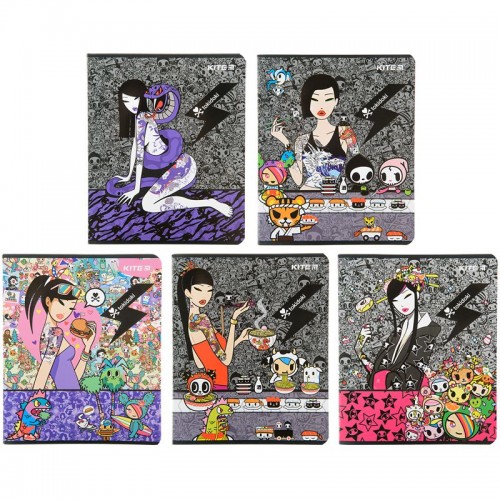 Зошит 48 арк., кл., гібр.лак + УФ лак, TK (Kite)