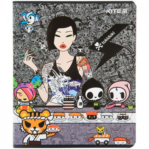 Зошит 48 арк., кл., гібр.лак + УФ лак, TK (Kite)