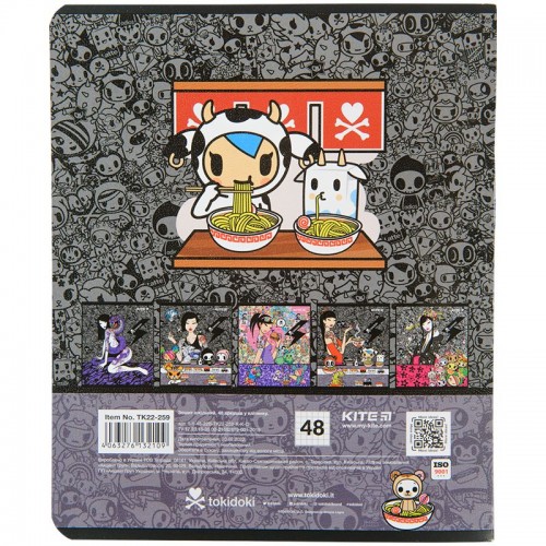 Зошит 48 арк., кл., гібр.лак + УФ лак, TK (Kite)